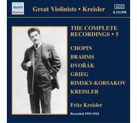 Fritz Kreisler Kreisler: The Complete Recordings - Volume 5 (CD) Album