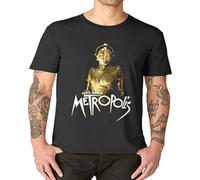 Fritz Lang Metropolis T-Shirt Mens Black Unisex Tees Shirt XXL