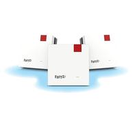Fritz!Mesh Wi-FI Set 1600 (Pack de 3) - Mesh WiFi jusqu'à 3000 Mbit/s, Double Bande, Plug & Play, Compatible avec Tous Les Routeurs, Mises à Jour Gratuites, Made in Europe, Garantie 5 Ans, pour 5-7
