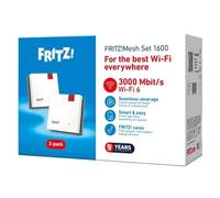 Fritz Mesh WiFi Set 1600 Pack de 2 répéteurs WiFi 6