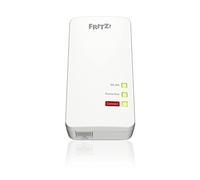 FRITZ!Powerline 1260 Single | Mesh Wi-FI | Wi-FI 5 jusqu'à 1,2 GBit/s | Adaptateur individuel pour extension CPL, Wi-Fi bi-bande (2,4/5 GHz), CPL Gigabit jusqu'à 1,2 Gbit/s, Made in Europe