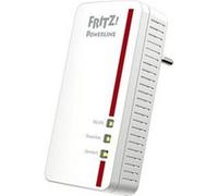 FRITZ!Powerline 1260E - WLAN Set - kit d'adaptation pour courant porteur 1GbE, HomePlug AV (HPAV) 2.0, IEEE 1901 - Wi-Fi 5 - Bi-bande - Branchement mural G