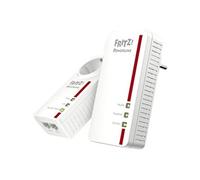 FRITZ!Powerline 1260E - WLAN Set - pont - GigE, HomePlug AV (HPAV) 2.0, IEEE 1901 - 802.11a/b/g/n/ac - Bi-bande - Branchement mural