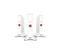 FRITZ!Repeater FRITZ!Mesh Set 4200 3-pack Edition Inter Répéteur réseau 4200 Mbit/s Rouge, Blanc