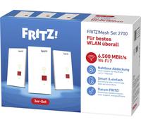 FRITZ! Répéteur WiFi 7 FRITZ!Mesh Set 2700 3er-Set 20003143 WiFi, LAN 6.5 GBit/s WiFi 7, maillé, commandable par appli