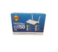 FRITZ!Box 6850 5G routeur sans fil Gigabit Ethernet Bi-bande (2,4 GHz / 5 GHz) Blanc