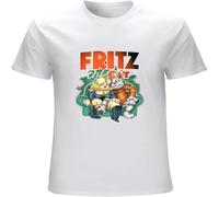 Fritz The Cat Men's T Shirt Unisex Tee White S