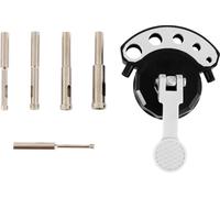 FRITZFURT 1191-3140 Jeu de forets diamantés 6 pièces 5 mm, 6 mm, 8 mm, 10 mm, 12 mm Longueur totale 215 mm 1 set