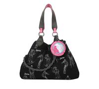 Fritzi aus Preußen Cabas 'Apres Ski Limited Barbie' gris / rose / noir / blanc, Taille One Size