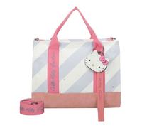 Fritzi aus Preußen Canvas Stripe Hello Kitty Tote Bag Ice blue