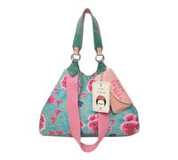 Fritzi aus Preussen Fritzi X Frida Kahlo Izzy Medium Canvas Flower Green, Sac de Courses Femmes, Vert Fleur