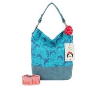 Fritzi aus Preußen Fritzi x Frida Kahlo Sac à bandoulière 37 cm bleu