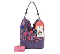 Fritzi aus Preußen Fritzi x Frida Kahlo Sac à bandoulière 37 cm violet