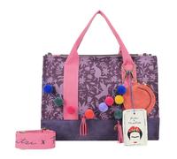 Fritzi aus Preußen Fritzi x Frida Kahlo Sac de shopper 40 cm violet
