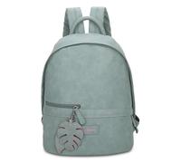 Fritzi aus Preussen Fritzi07 Hoja Leaf Sac à Dos Femme Backpack Similicuir avec Fermeture Éclair Poche Avant Bretelles Réglables et Poignée pour Quotidien Travail Loisirs Voyage 14 L Vert