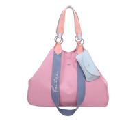 Fritzi Izzy Canvas Rosy Shopper Sac cabas mélange coton Femme Sac à main Festival Ville Plage vegan étui lunettes amovible 36 x 50 x 16 cm, Rose doux