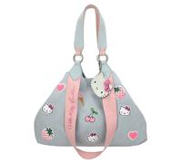 Fritzi aus Preussen Hello Kitty Fritzi Izzy Medium Sticker Shopper, pour femme, bleu, bleu, Taille unique