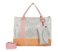 Fritzi aus Preußen Painted Straw Shopper Silver Nature