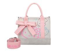 Fritzi aus Preußen Sac à épaule bandoulière gris clair multicolore pour femme - Izzy09 Canvas Hello Kitty Shopper Pale Cat 311317