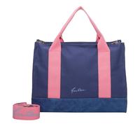 Fritzi Canvas Tote Bag Shopper Femme Sac cabas coton bandoulière vegan Festival Ville Plage 29,5 x 40 x 14 cm - Noir, Rose, Vert, Bleu, Beige