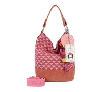 Fritzi aus Preußen Sac à épaule rouge vin rouge pour femme - Izzy07 Fritzi x Frida Kahlo Limited Canvas Hobo Bag Geo 313508