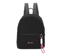 Fritzi Backpack Lea Black Femme Sac à Dos Nylon Fermeture Éclair Poche Intérieure Poches Plaquées Quotidien Travail Voyage Sac Ville 25 x 29 x 10 cm, Noir