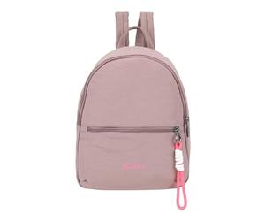 Fritzi Backpack Lea Grey Femme Sac à Dos Nylon Fermeture Éclair Poche Intérieure Poches Plaquées Quotidien Travail Voyage Sac Ville 25 x 29 x 10 cm, Gris