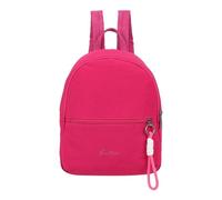Fritzi Backpack Lea Pink Femme Sac à Dos Nylon Fermeture Éclair Poche Intérieure Poches Plaquées Quotidien Travail Voyage Sac Ville 25 x 29 x 10 cm, Rose