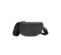 Fritzi Bum Vintage Black Idol Crossbody Sac banane similicuir Femme Sac bandoulière Festival Ville vegan 12 x 29 x 9 cm, Noir