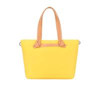 Fritzi Cloud Shopper Sac à main végétalien ultra léger pour femme avec fermeture éclair, poches intérieures et poche plaquée 29,5 x 37 x 13 cm, rose, noir, jaune, vert, jaune