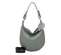 Fritzi Eco Hobo Sac hobo femme Sky matériaux recyclés simili cuir recy andoulière réglable fermeture éclair épaule quotidien shopping 31 x 33 x 10 cm, Bleu clair