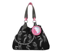 fritzi izzy medium apres ski limited barbie shopper sac épaule femme noir bouton pression 30 x 43 x 16 cm