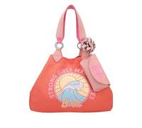 Fritzi Izzy Medium Big Wave Limited Barbie Fruity Wave Sac épaule femme mélange coton sac shopper sac main fermeture bouton pression poche intérieure voyage loisirs 30 x 43 x 16 cm, Orange