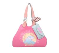 Fritzi aus Preußen Sac épaule Izzy Medium Big Wave Limited – mélange coton, fermeture pression – Rose