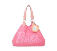 Fritzi Izzy Medium Limited Barbie Sac épaule femme tissu éponge sac shopper sac main fermeture bouton pression poche intérieure quotidien voyage loisirs 30 x 43 x 16 cm, Rose, Rose clair, Jaune