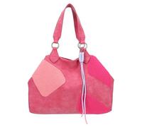 Fritzi Izzy Medium Limited Happy Flocked Jive Soft Berry Shopper Sac cabas similicuir Femme Sac à main Festival Ville vegan détails floqués 29 x 42 x 15 cm, Rose