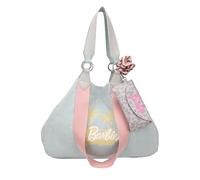Fritzi Izzy Medium Malibu Denim Limited Barbie Fresh Blue Sac épaule femme denim recyclé mélange coton fermeture bouton pression poche intérieure loisirs ville 30 x 43 x 16 cm, Bleu