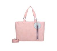 Fritzi Izzy Vintage Candy Shopper Sac cabas similicuir Femme Sac à main bandoulière Festival Ville vegan étui amovible cordon amovible effet vintage lavé 29 x 42 x 15 cm, Rose candy