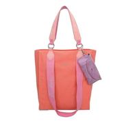 Fritzi Izzy02 Canvas Fruity Shopper Sac cabas mélange coton Femme Sac à main Festival Ville Plage vegan étui lunettes amovible 39 x 32 x 11 cm, Orange