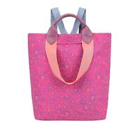 Fritzi Ju Leo Berry sac à dos femme nylon backpack léger sac ville festival imprimé léopard bretelles réglables 38 x 30 x 17 cm, rose