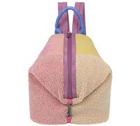 Fritzi Marit Limited Teddy Multi Sac à Dos Femme en Polyester Sac à Dos en Fausse Fourrure Effet Teddy avec Fermeture Éclair pour Quotidien Voyage Loisirs 11 L Multicolore