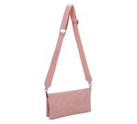 Fritzi Ronja Cross Vintage Candy Crossbody Sac bandoulière similicuir Femme Sac à main Festival Ville vegan effet vintage lavé 15 x 29 x 3 cm, Rose candy