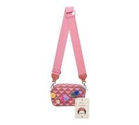 Fritzi x Frida Kahlo Easy Go Canvas Crossbody Bag Geo Sac Bandoulière Femme Sac à Main Loisirs Quotidien Festival Fermeture Éclair Canvas 12 x 19.5 x 7.5 cm, Violet