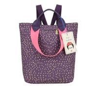 Fritzi x Frida Kahlo Ju Limited Lady Sac à dos en toile pour femme avec fermeture éclair, compartiment intérieur, poches plaquées, bretelles réglables, poignée courte, quotidien, voyage, loisirs, 34 x