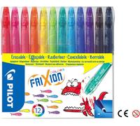 - Frixion Colors - Feutre - Set De 12 - Pointe Moyenne, Jaune, Orange, Rouge, Rose Clair, Rose Foncé, Violet, Bleu, Turquoise, Etc. & Pochette De 6 Frixion Light - Surligneur - Pointe Moyenne