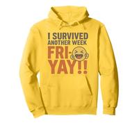 Friyay I Survived Another Week - Drôle de Week-End Sarcastique Sweat à Capuche