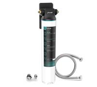 Frizzlife Système de filtre à eau SW20, certifié NSF/ANSI 53 et 42, 0,5 micron réduit 99,99% du plomb, du chlore, du mauvais goût et des odeurs, filtre à eau à connexion directe, haute capacité