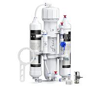 FRIZZLIFE Système d'osmose inverse pour aquarium - Système de filtre à eau compact RO - 3 étapes - Poissons tropicaux - Discus - Marine - Compatible avec membrane GPD 190L, 280L ou 380L (190L)