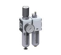 FRL 2 Parties G1/4'' 1750l/min 0.5-10.0bar/7-145psi Semi-Auto Polycarbonate Futura 1