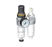 FRL 2 Parties G1/4'' 350l/min 0.5-10.0bar/7-145psi Auto Polycarbonate Standard 0